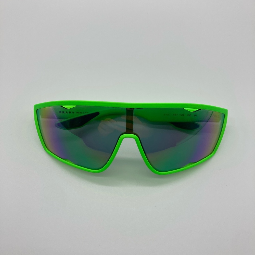 Prada Neon Green Sunglasses Used no case
